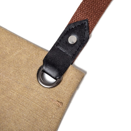 Washed Canvas Apron Chef Cafe Shop BBQ Hairdresser Aprons