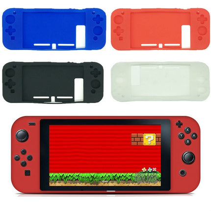 Silicone Protection Case All-inclusive Rubber Cover for Switch Game Console(White)