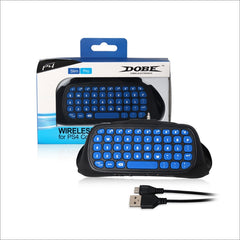 DOBE TP4-022 2.4G Wireless Controller Keyboard ABS Game Keyboard for PS4 / Slim