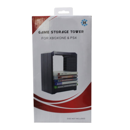 Disc Holder Game Accessories Storage Box for PS4 Accessories / Host Panel / Game Discs, For PS4