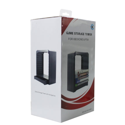 Disc Holder Game Accessories Storage Box for PS4 Accessories / Host Panel / Game Discs, For PS4