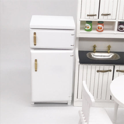 1:12 Doll House Mini Kitchen Model Refrigerator, Refrigerator