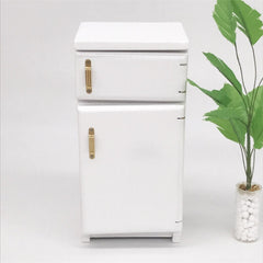 1:12 Doll House Mini Kitchen Model Refrigerator, Refrigerator