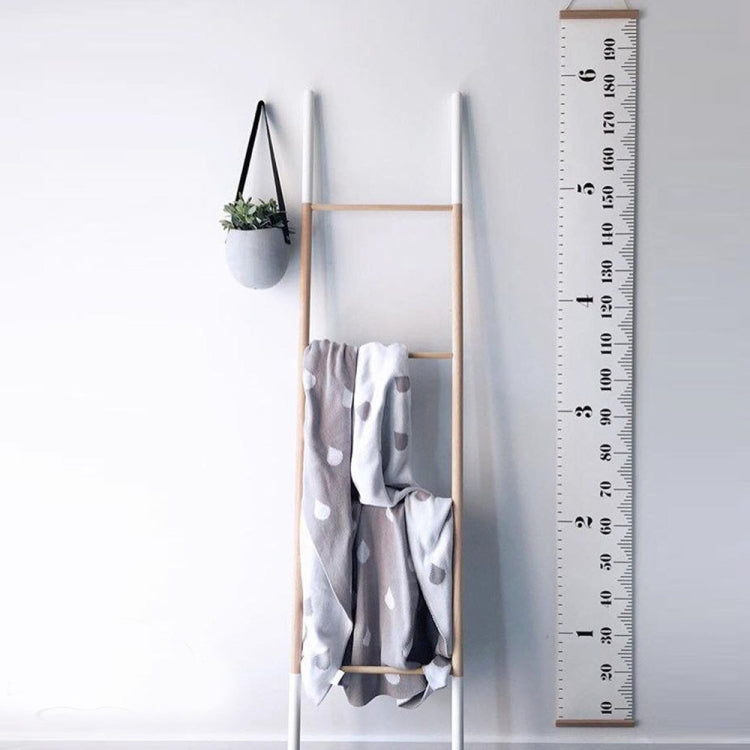 Wooden Wall Hanging Kids Growth Chart Height Measure Ruler Wall Sticker for Kids Room Home Decoration, Classic, Pink Wave, Green Wave, Gray Wave