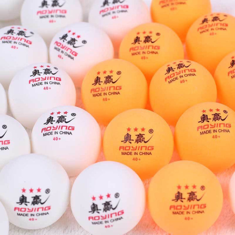 ROYING 10 PCS Professional ABS Table Tennis Training Ball, Diameter: 40mm