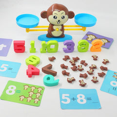 Monkey Balance Scale Toy Child Educational Math Toys