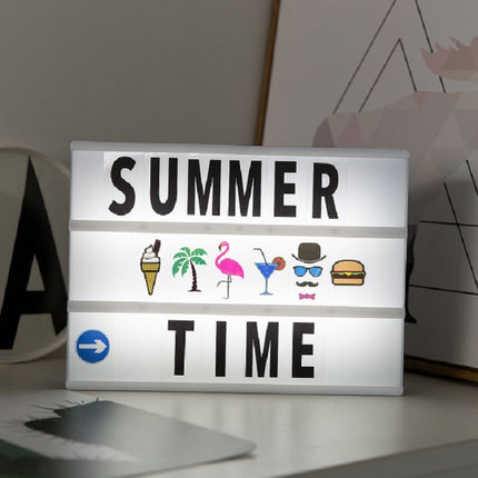 Alphabet Handmade Puzzle Light Box Decoration Night Light Home Decoration with Black and White Card, Pink box pink strip, White box white strip, Black box black strip, Black box white strip
