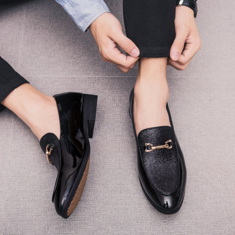 British Style Pointed Shoes Versatile Casual Shoes Slip-on Men Shoes