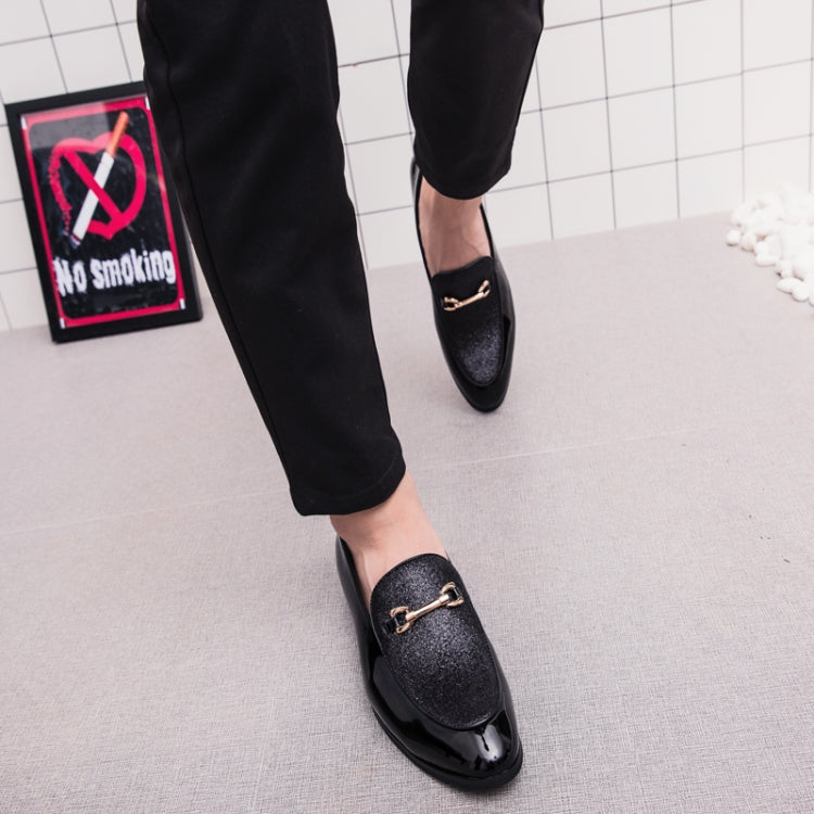 British Style Pointed Shoes Versatile Casual Shoes Slip-on Men Shoes