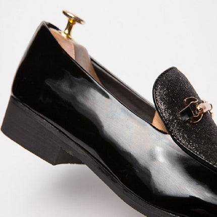 British Style Pointed Shoes Versatile Casual Shoes Slip-on Men Shoes