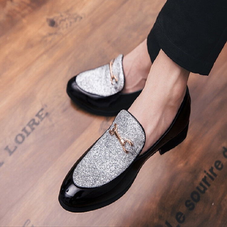 British Style Pointed Shoes Versatile Casual Shoes Slip-on Men Shoes