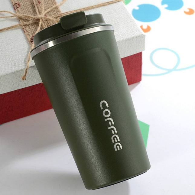 Smart Version Double Stainless steel 304 Coffee Mug Car Thermos Mug Travel Thermo Cup, 380ml Pink, 380ml White, 380ml Black, 380ml Green, 380ml Blue, 510ml White, 510ml Black, 510ml Green, 510ml Blue, 510ml Pink