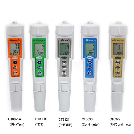 Kedida  Protable LCD Digital Water Testing Measurement Pen, CT3030 Conductivity + Temp Meter, CT6322 PH Conductivity Temp Meter