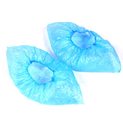 100 PCS Rainy Day Disposable Plastic CPE Thick Outdoor Shoe Cover, 3g, 1.5g