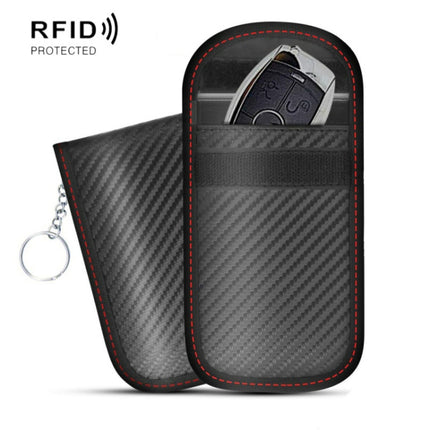 Antimagnetic RFID Car Key Mobile Phone Bag Shielding Set Radiation Cell Phone Pocket, 2 PCS 13 x 8.5cm