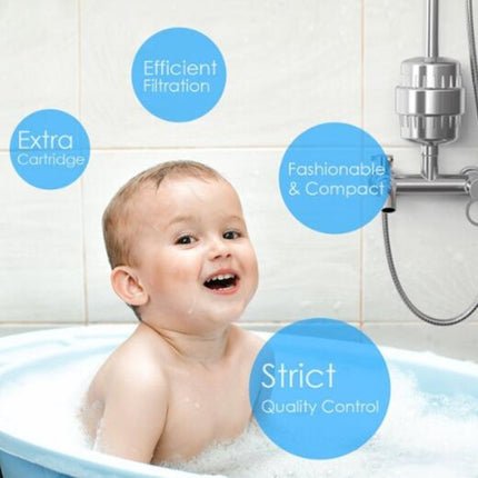 10-15 Layer Activated Carbon Bathroom Shower Filter Bathing Water Filter Purifier Water Shower Set, Activated Carbon Filter