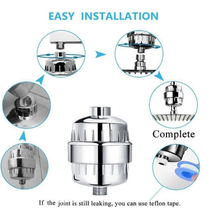 10-15 Layer Activated Carbon Bathroom Shower Filter Bathing Water Filter Purifier Water Shower Set, Activated Carbon Filter