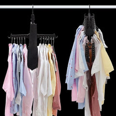 Multifunctional  5 in 1 Telescopic Folding Wardrobe Magic Trousers Rack, 5 in 1 Telescopic Rack