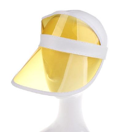 PVC Outdoor Transparent Sun Hat Visor Cap for Male / Female