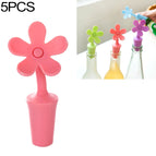 5 PCS Flower Shape(Red) / Red