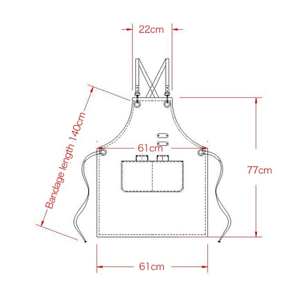 Barista Hairdresser Apron Florist Restaurant Bar Work Clothes, One Size