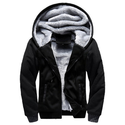Winter parka men plus velvet warm windproof coats Large Size hooded jackets, 5XL
