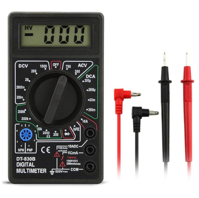DT830B Mini Digital Multimeter Electrical Instrument, DT830B