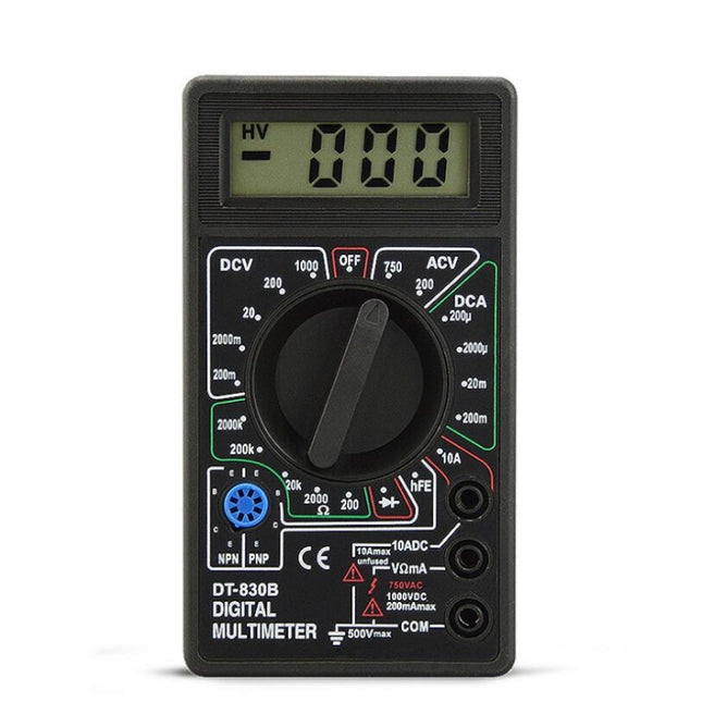 DT830B Mini Digital Multimeter Electrical Instrument, DT830B