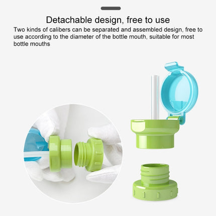 Children Portable Bottled Drinks Anti-overflow Anti-squash Replacement Straw Cap