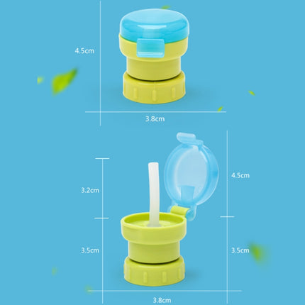 Children Portable Bottled Drinks Anti-overflow Anti-squash Replacement Straw Cap