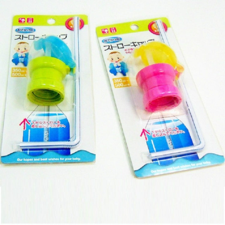 Children Portable Bottled Drinks Anti-overflow Anti-squash Replacement Straw Cap, Green, Red, Blue, Yellow