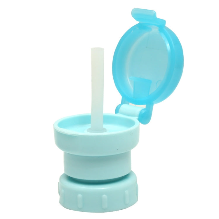 Children Portable Bottled Drinks Anti-overflow Anti-squash Replacement Straw Cap, Green, Red, Blue, Yellow