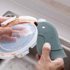 4 PCS Penguin Shape Soft Scraper Kitchen Baking Gadget