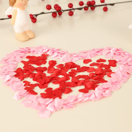 100pcs / Pack 3.5cm Wedding Supplies Love Hand Throw Flower Wedding Room Decoration Simulation Fake Petals