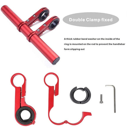 Cycling Handlebar Bike Flashlight Holder Handle Bar Bicycle Accessories Extender Mount Bracket
