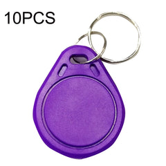 10PCS IC Access Control Card Entree Control M1 Compatibel Fudan Rfid 13.56Mhz Keyfob Sleutelhanger Tag Sleutelhanger, Gray, Purple, Red, Yellow, Blue, Green, Black, Orange