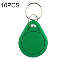 10PCS IC Access Control Card Entree Control M1 Compatibel Fudan Rfid 13.56Mhz Keyfob Sleutelhanger Tag Sleutelhanger, Gray, Purple, Red, Yellow, Blue, Green, Black, Orange