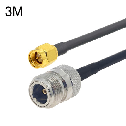 SMA Male to N Female RG58 Coaxial Adapter Cable, SMA Male to N Female 0.5m, SMA Male to N Female 1m, SMA Male to N Female 1.5m, SMA Male to N Female 3m, SMA Male to N Female 5m, SMA Male to N Female 10m
