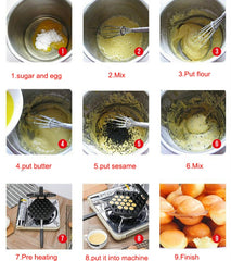 Household Non-stick Bakeware Mold QQ Egg Baking Tray, QQ Egg Baking Tray