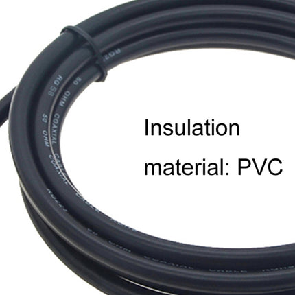BNC Female To BNC Male RG58 Coaxial Adapter Cable, BNC Female To BNC Male 0.5m, BNC Female To BNC Male 1m, BNC Female To BNC Male 1.5m, BNC Female To BNC Male 3m, BNC Female To BNC Male 5m, BNC Female To BNC Male 10m