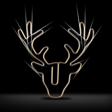 8 PCS/Set Deer Head Paper Clip Shaped Paper Clip Creative Shape Pin Bookmark