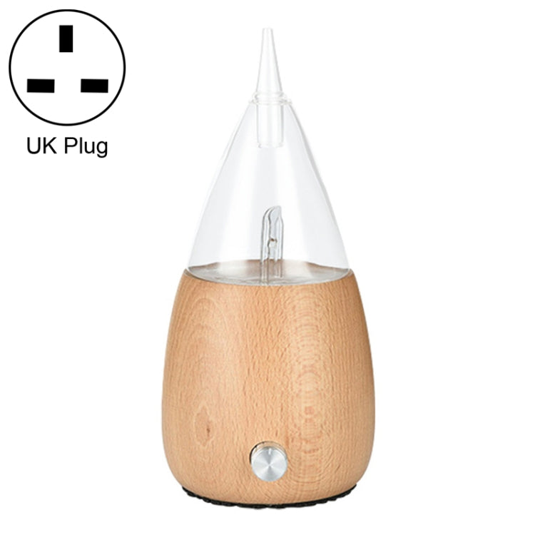 Waterless Diffuser Essential Oil Spray Wood Glass Aromatherapy Air Humidifier, AU Plug, UK Plug, US Plug, EU Plug