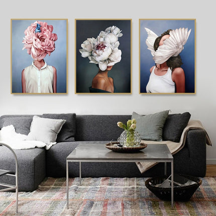 Creative Wall Art Printing Canvas Frameless Home Bedroom Decoration Painting, 30×40cm, 50×70cm