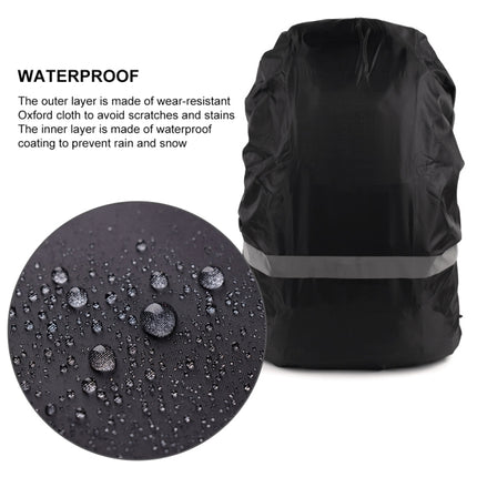 Reflective Light Waterproof Dustproof Backpack Rain Cover Portable Ultralight Shoulder Bag Protect Cover, XL