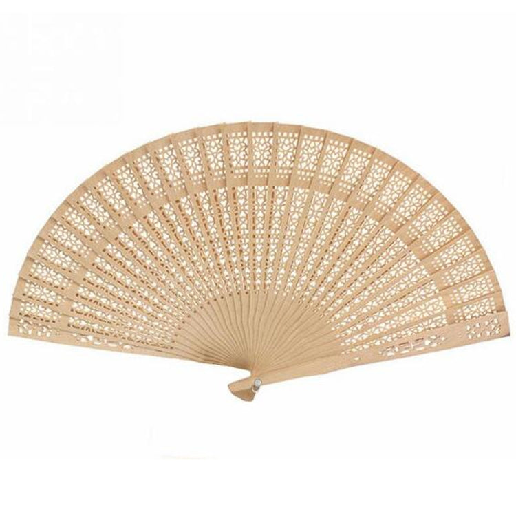 Ancient Style Fragrant Wood Fan Folding Fan Dance Fan Solid Craft Fan, Size:8 inch, 8 inch