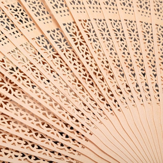 Ancient Style Fragrant Wood Fan Folding Fan Dance Fan Solid Craft Fan, Size:8 inch, 8 inch