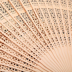Ancient Style Fragrant Wood Fan Folding Fan Dance Fan Solid Craft Fan, Size:8 inch, 8 inch