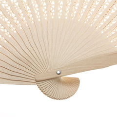 Ancient Style Fragrant Wood Fan Folding Fan Dance Fan Solid Craft Fan, Size:8 inch, 8 inch