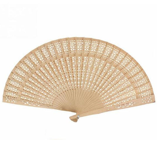 Ancient Style Fragrant Wood Fan Folding Fan Dance Fan Solid Craft Fan, Size:8 inch, 8 inch