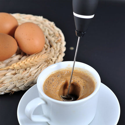 Kitchen Electric Hand-held Egg Beater Milk Coffee Mixer Stainless Steel Mini Handle Mixer, Handle Mixer